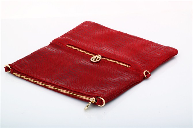 Beautiful Tory Burch Red Snake Reva Clutch Bags
